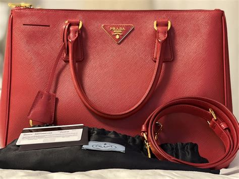 prada galleria red|Prada galleria bag price.